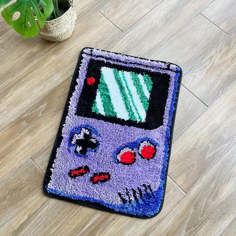 Retro Handheld Game Console Tufted Rug