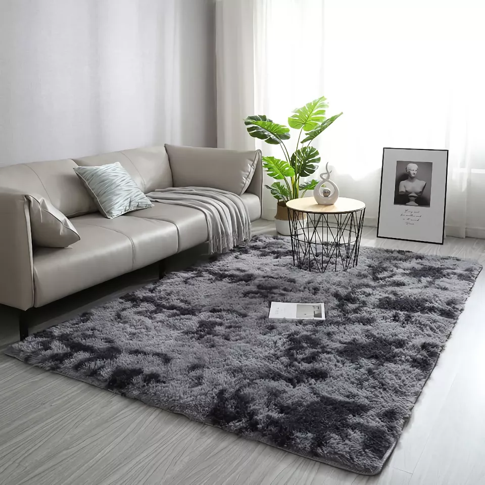 Luxurious Silk Wool Plush Rug - 40x60CM - Image 2