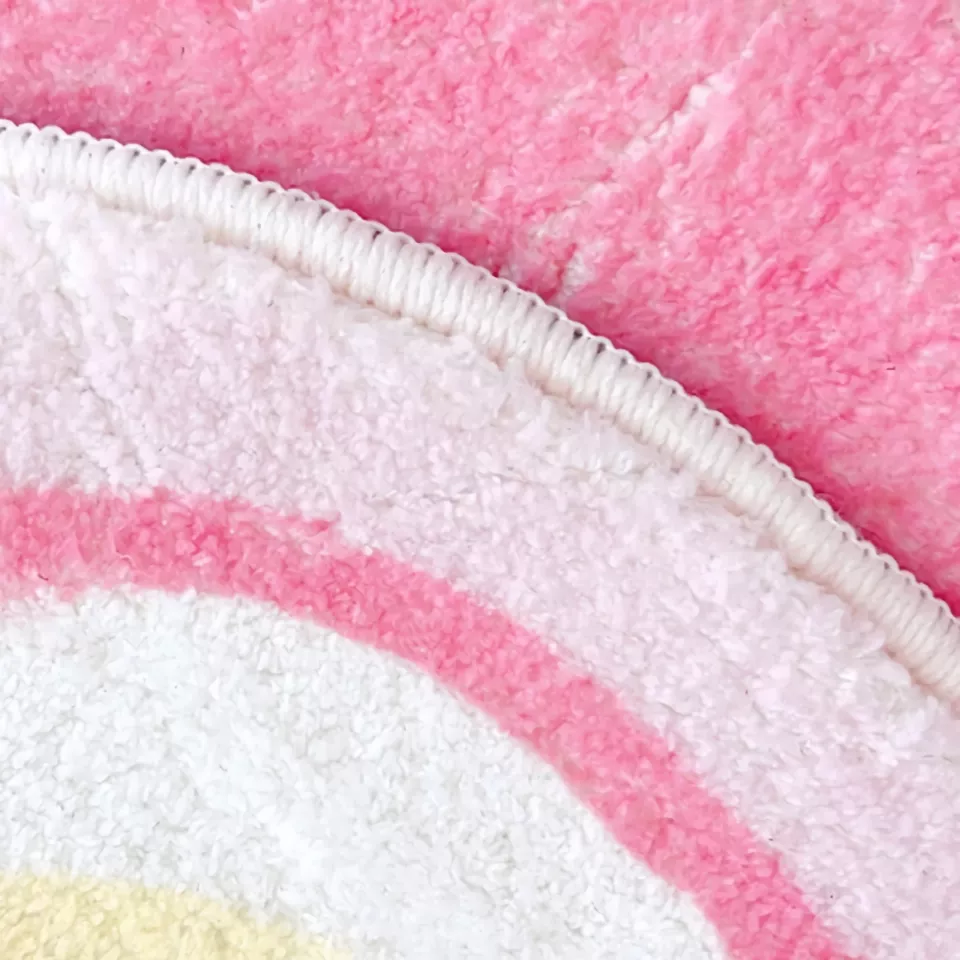 Soft Pink Shell Carpet for Bedroom and Bathroom - Image 7