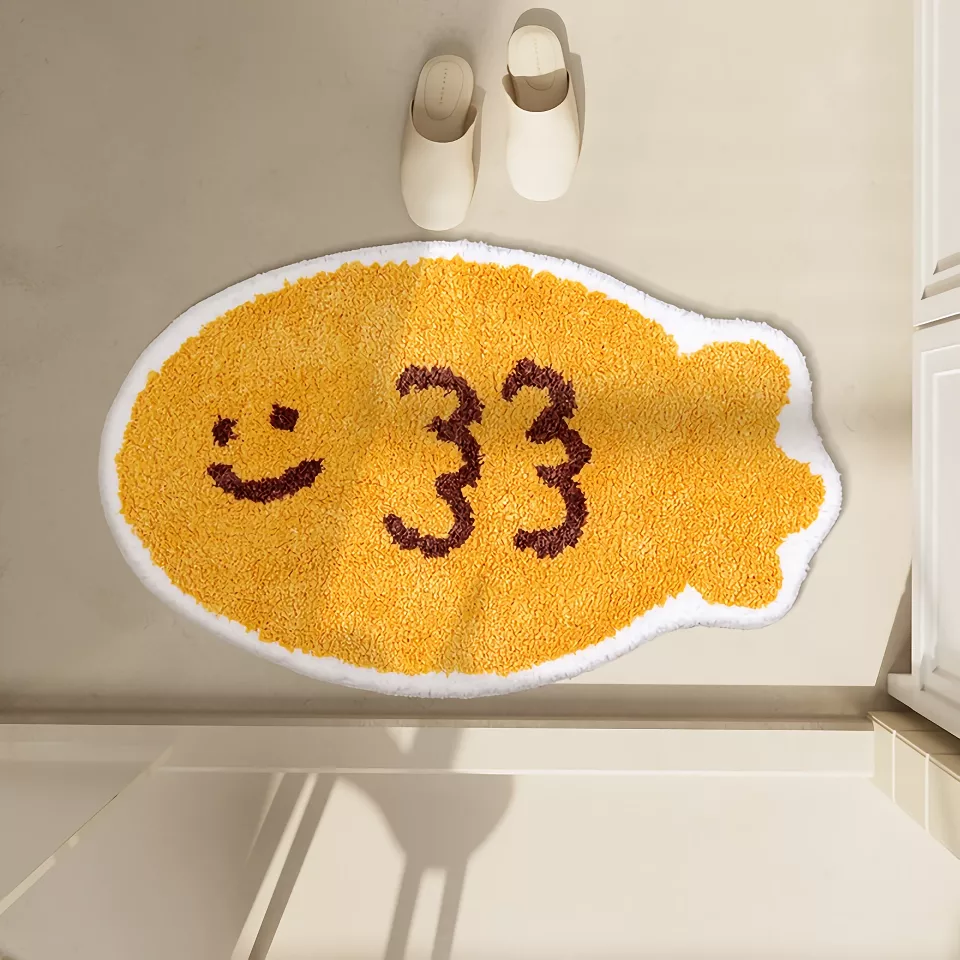 Kawaii Bear Rug – Soft Faux Cashmere Area Rug for Kids & Living Spaces - Image 7