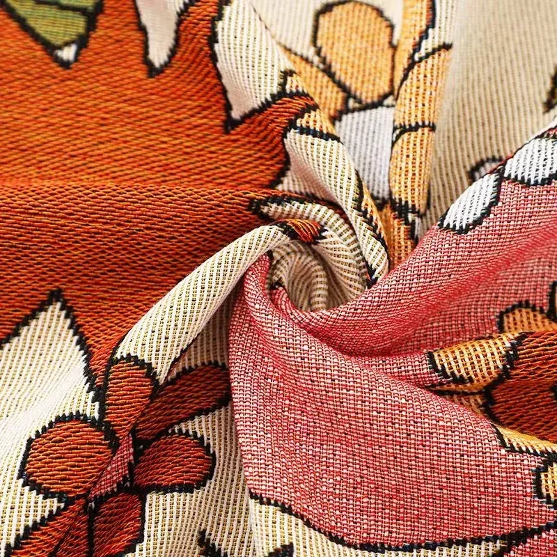 Sunflower Woven Throw Blanket – Cozy Minimalist Home Decor & Outdoor Mat - Image 6