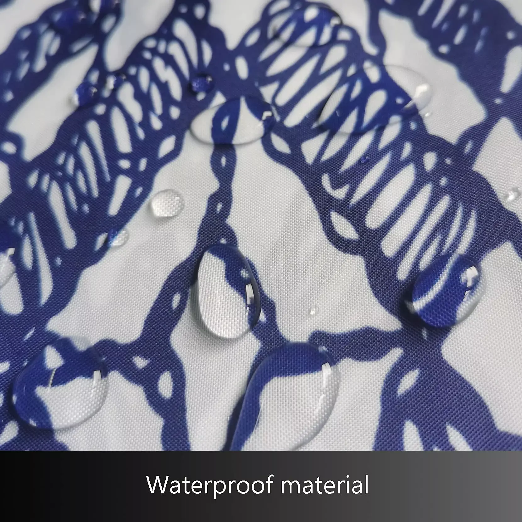 Modern Geometric Waterproof Shower Curtain - Image 4
