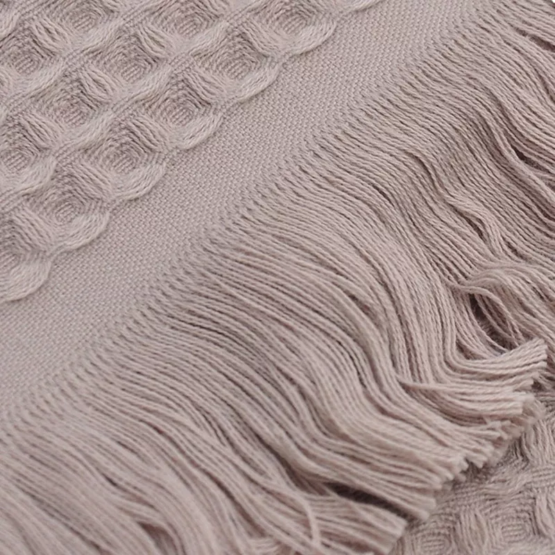 Large Organic Cotton Waffle Bath Towel XXL - Image 7