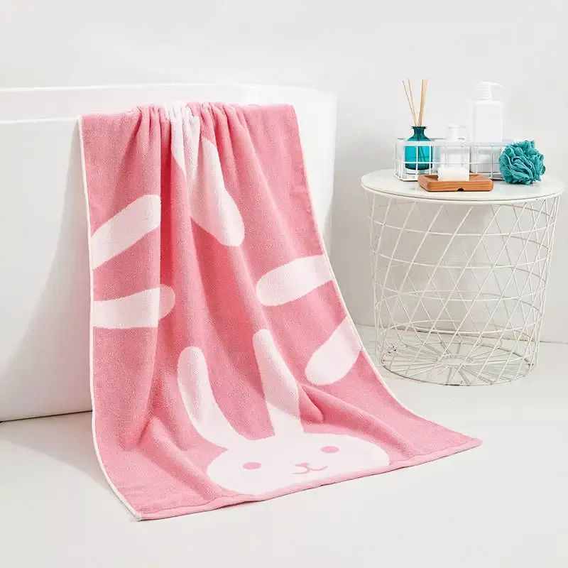 Cotton Cartoon Bath Towel for Adults & Kids - Image 4