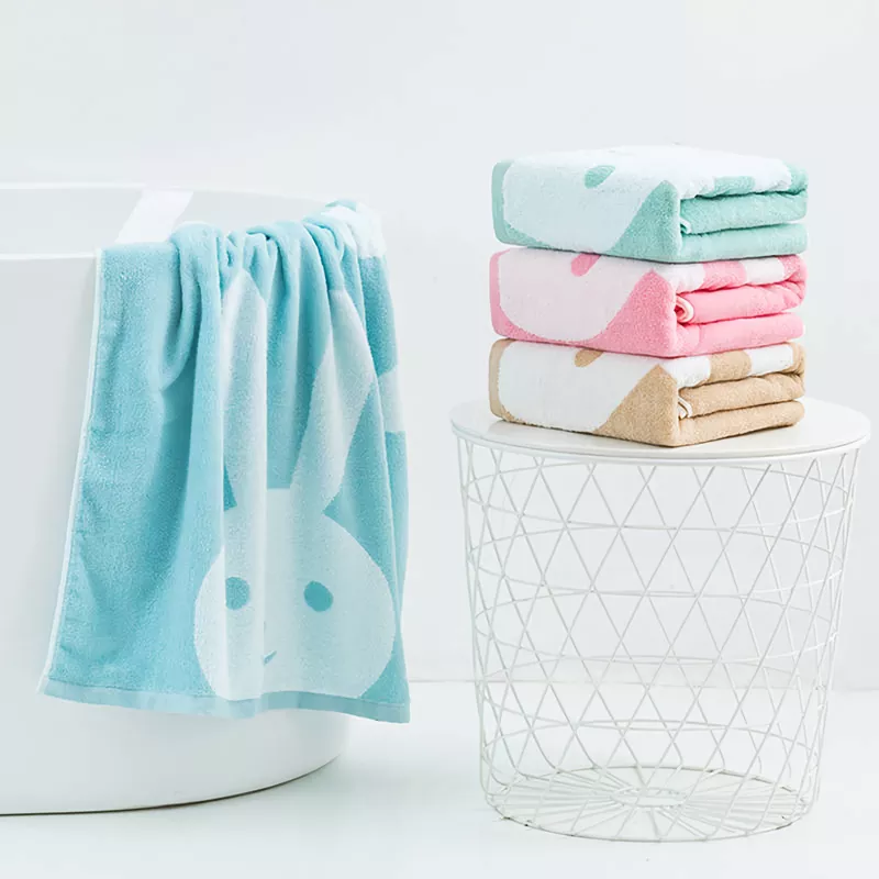 Cotton Cartoon Bath Towel for Adults & Kids - Image 2