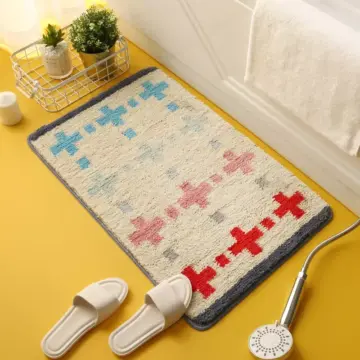 Absorbent Non-Slip Bathroom and Door Mat
