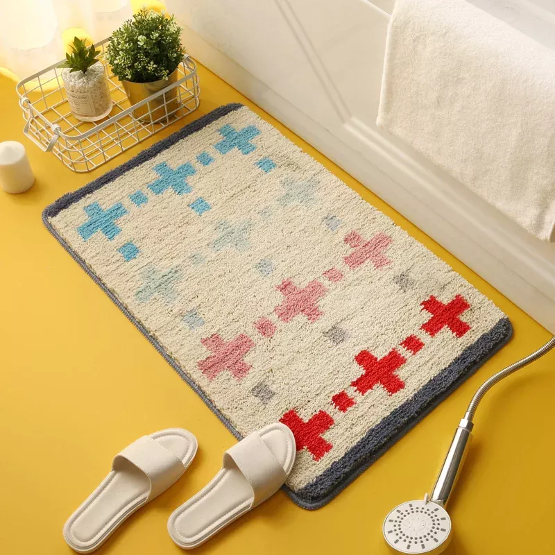 Absorbent Non-Slip Bathroom and Door Mat