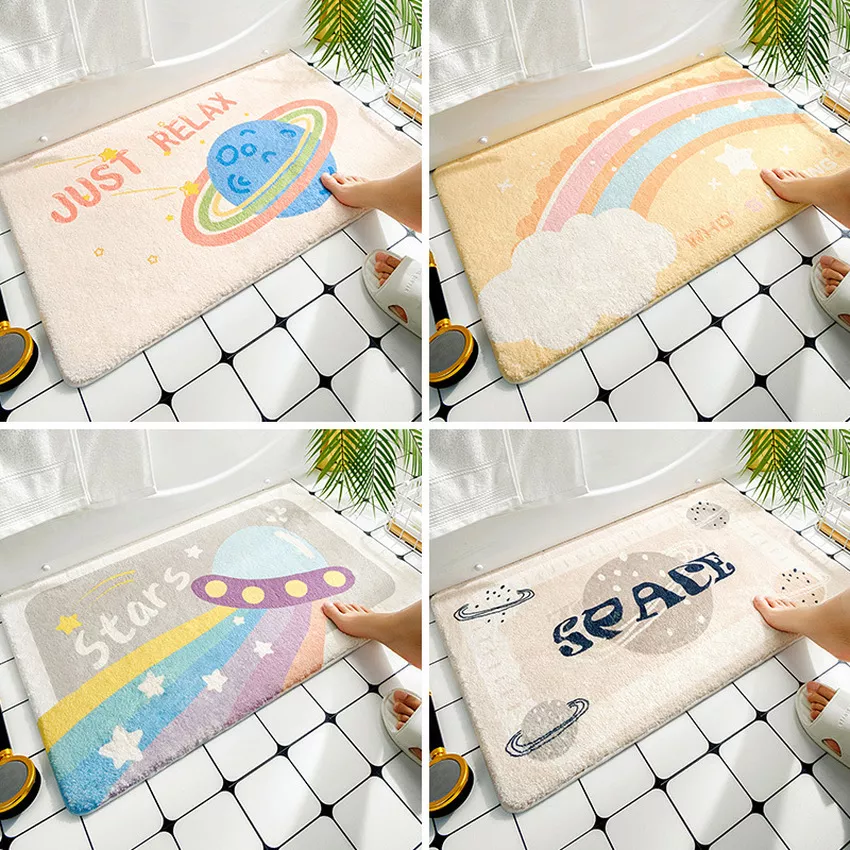 Absorbent Non-Slip Rainbow Door Mats - Image 5