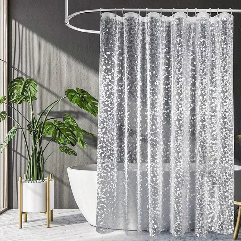 PEVA Pebble Shower Curtain Liner