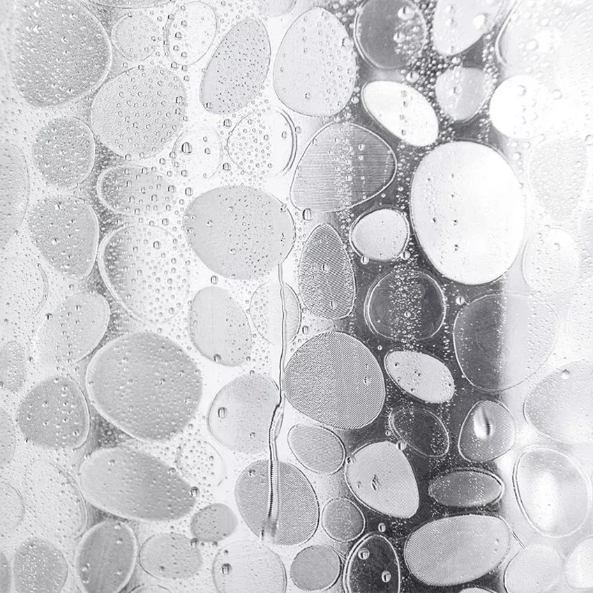 PEVA Pebble Shower Curtain Liner - Image 6