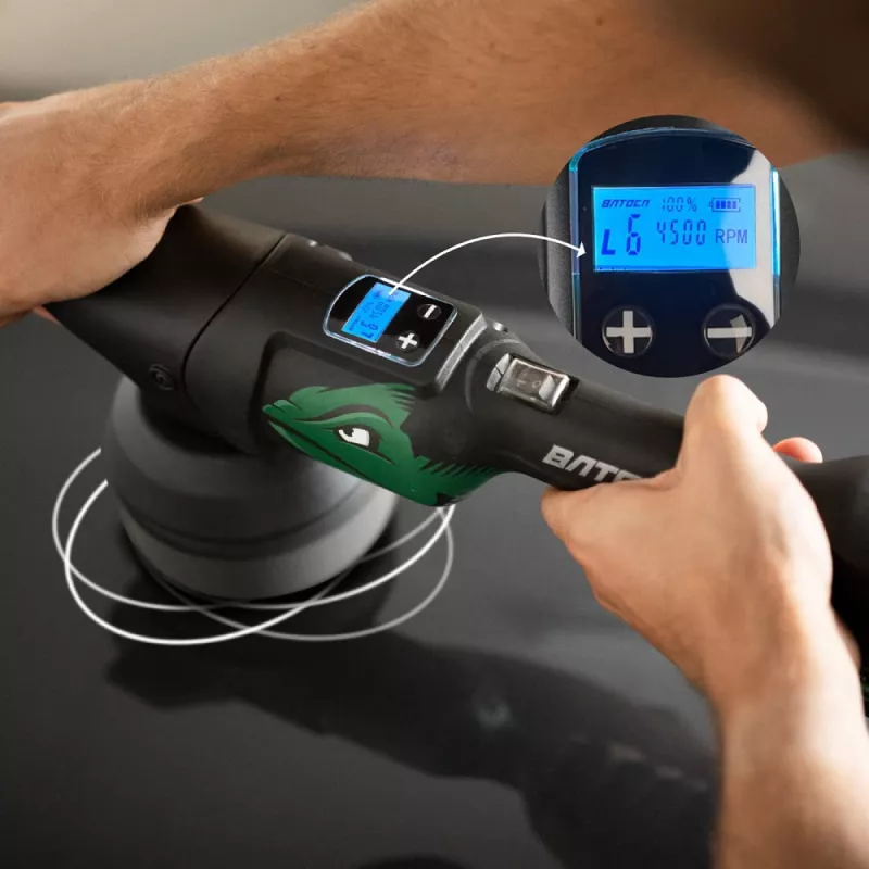 5-Inch Cordless Car Polisher with 4000mAh Battery - Image 5