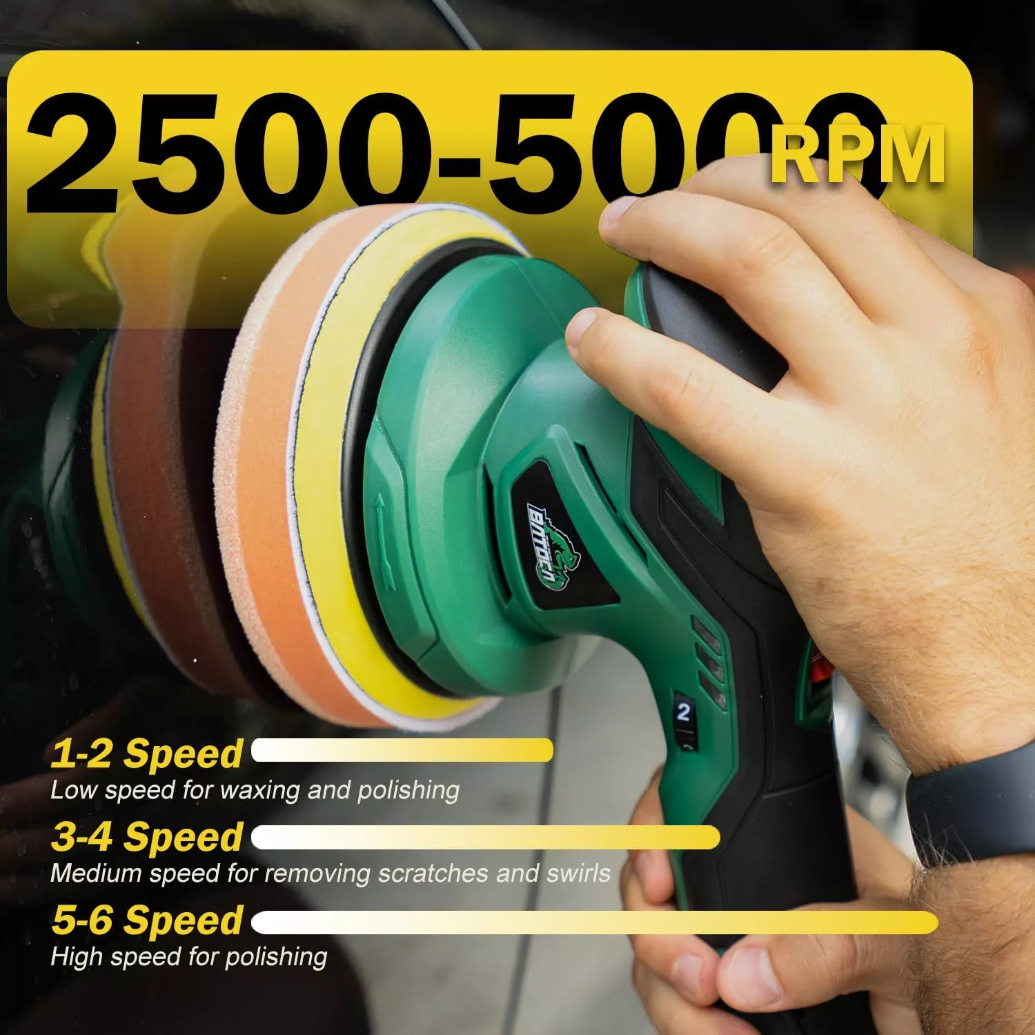 Dual Action Wireless Electric Polishing Machine - Image 2