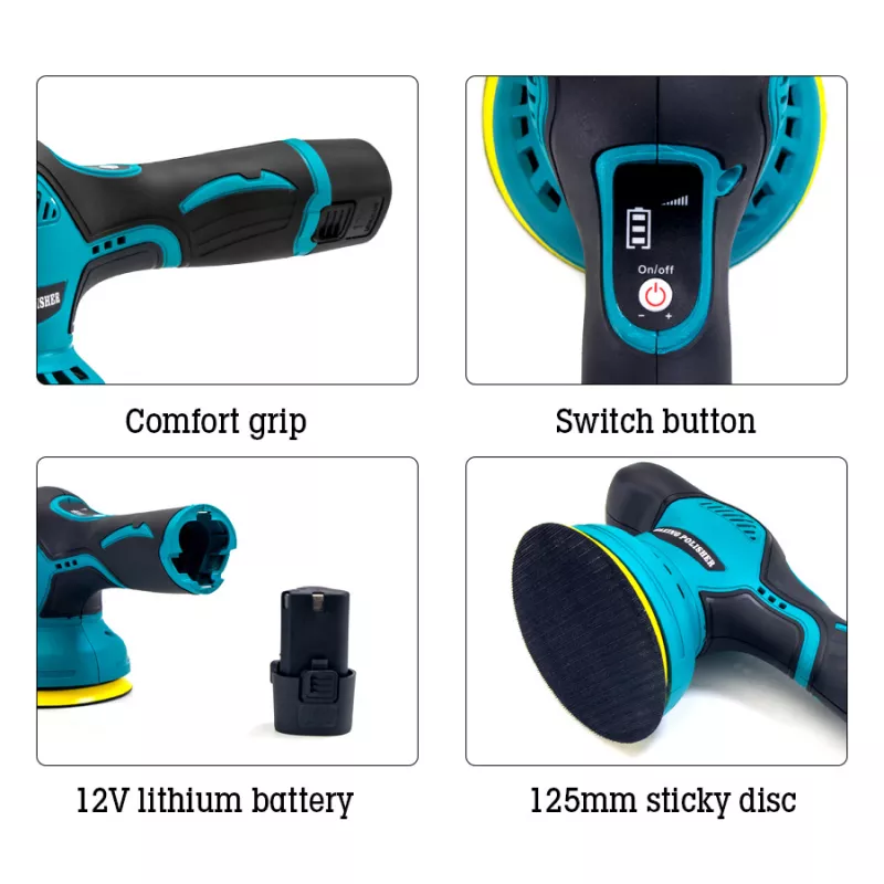 8-Speed Electric Waxing and Polishing Machine - Image 4