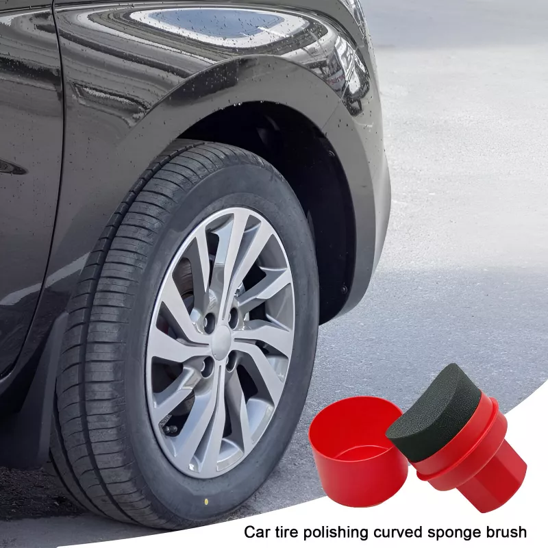 Car Tire Waxing Sponge Applicator Pad - Image 3