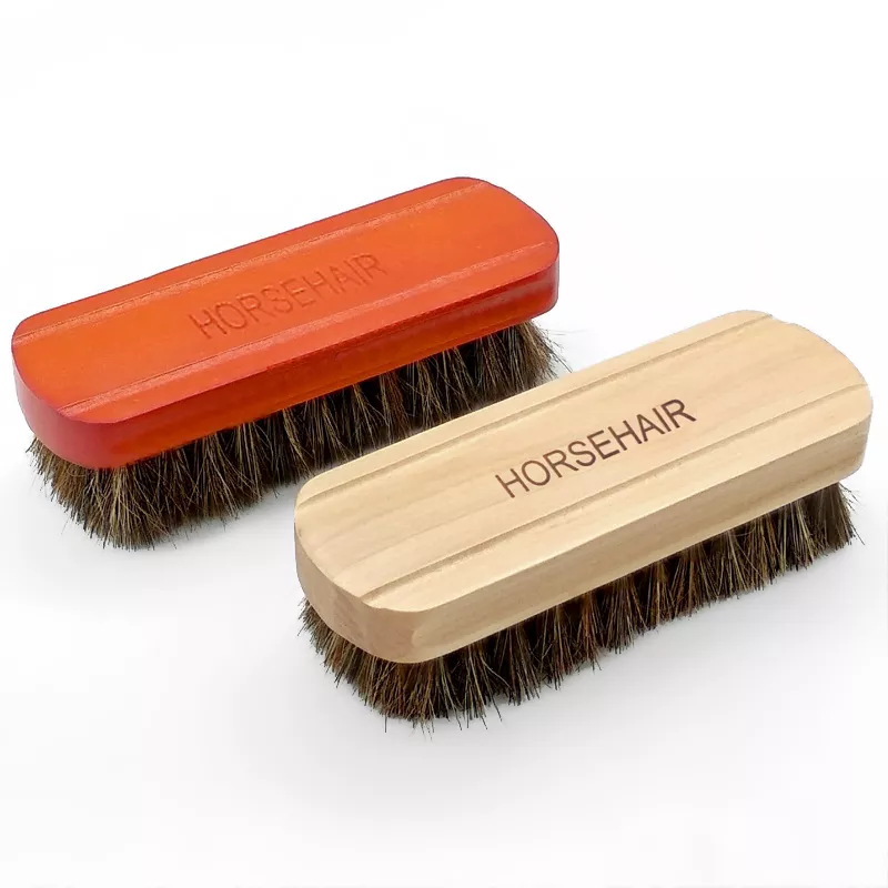 Soft Horsehair Leather Cleaning Brush for Car Interior Detailing