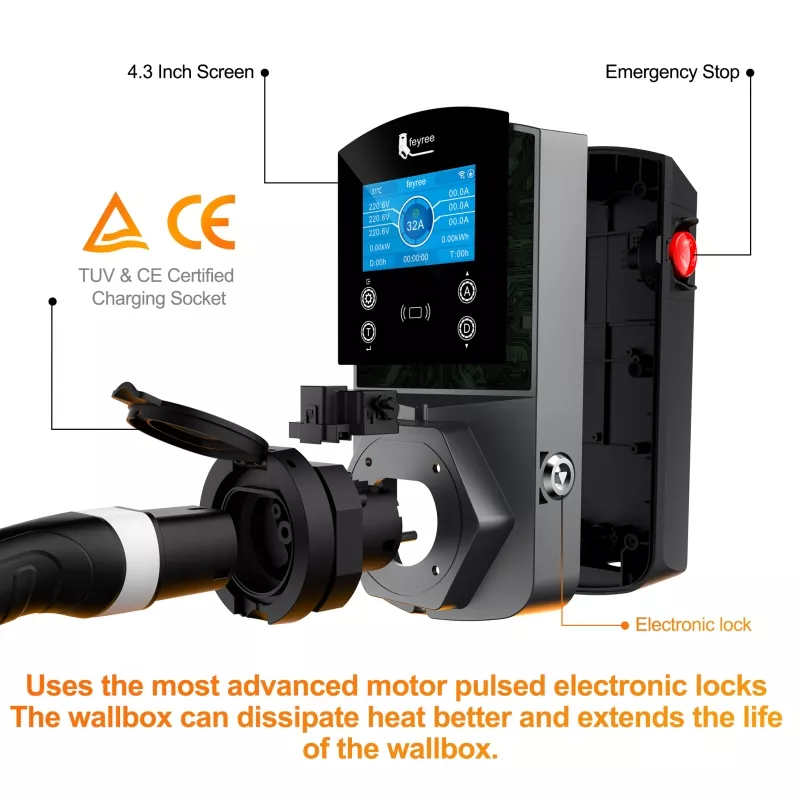22kW Smart EV Wall Charger, Socket Version with App Control, WiFi & IP66 - Image 5