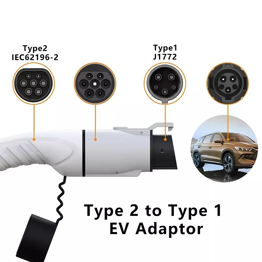 EV Charger Adapter Type 2 to Type 1 - Image 3