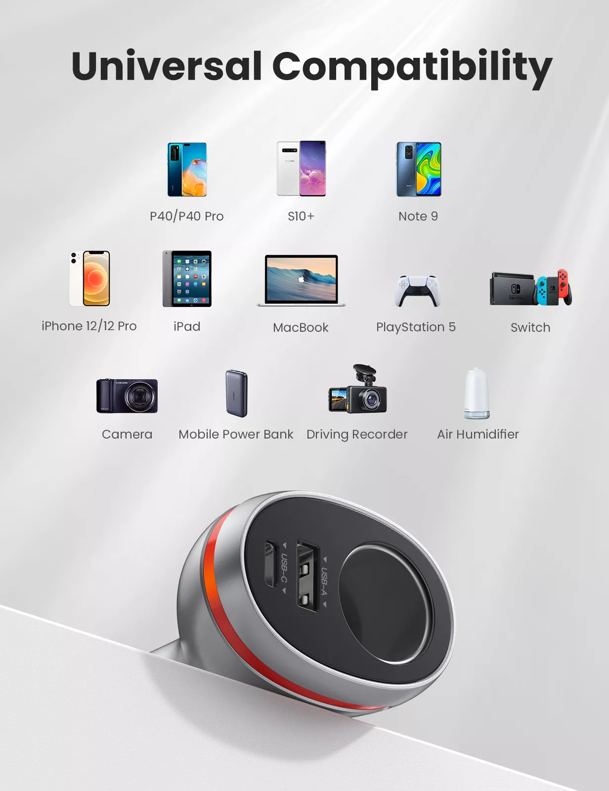 84W USB Car Charger with Quick Charge QC PD 4.0 & 3.0 for Fast Charging - Image 6