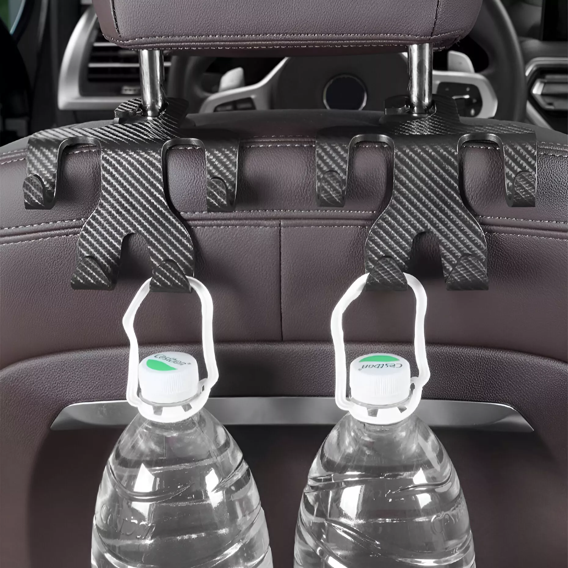 Car Phone Holder with Headrest Hook – Multifunctional Storage Accessory - Image 2