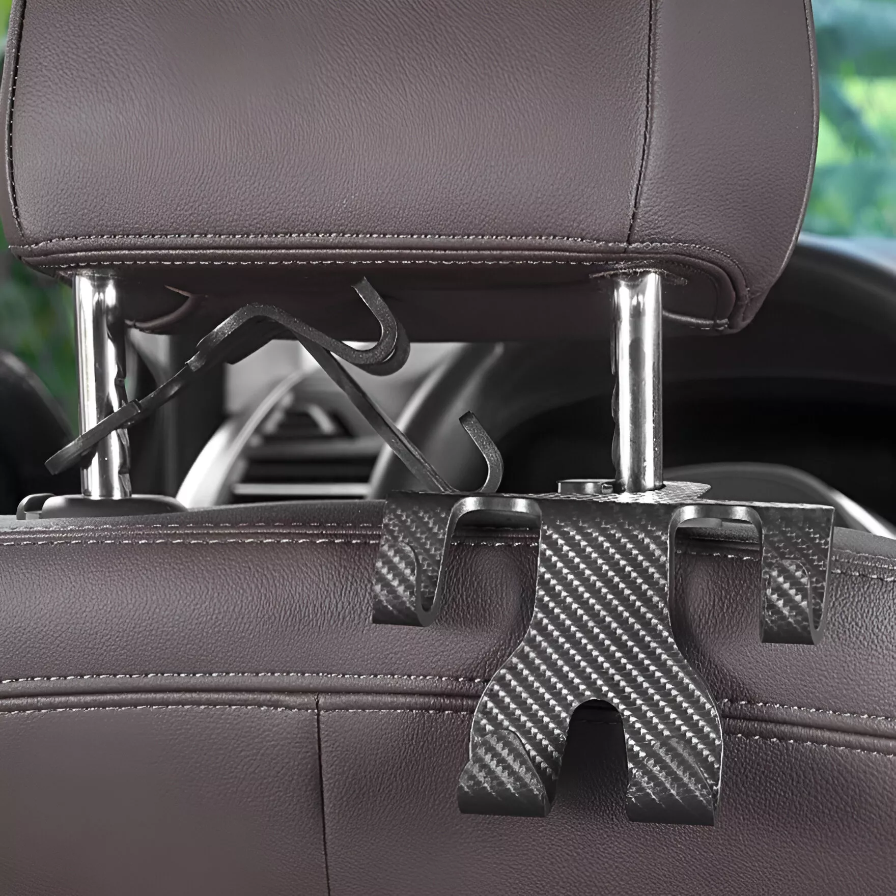 Car Phone Holder with Headrest Hook – Multifunctional Storage Accessory - Image 5