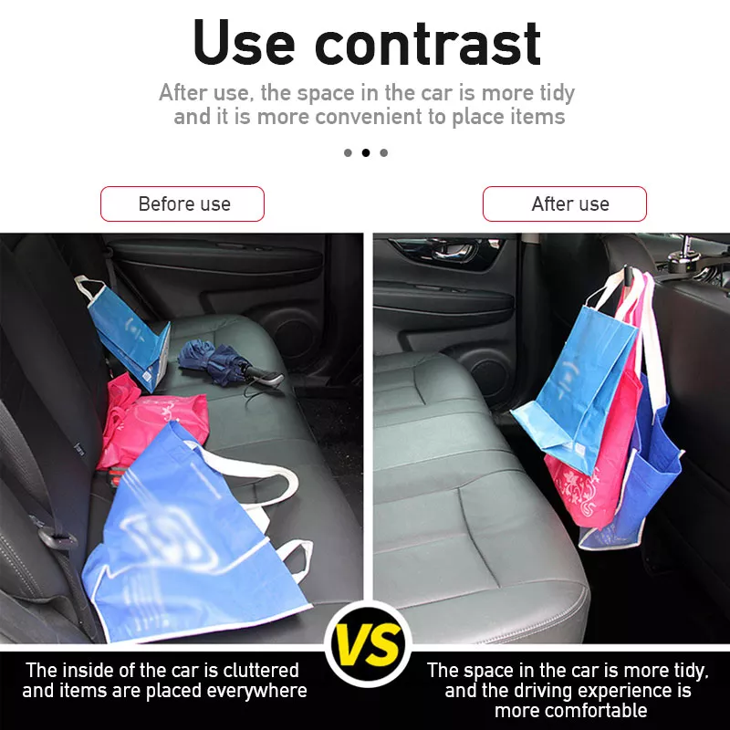 Universal Foldable Car Headrest Hook with Phone Holder for Bags and Clothes - Image 6