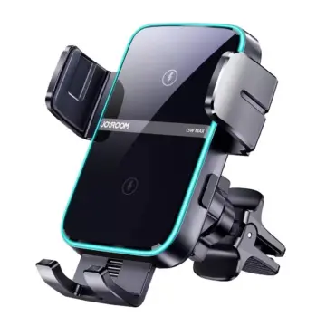 15W Wireless Car Charger and Phone Mount, Auto-Clamping for iPhone, Samsung