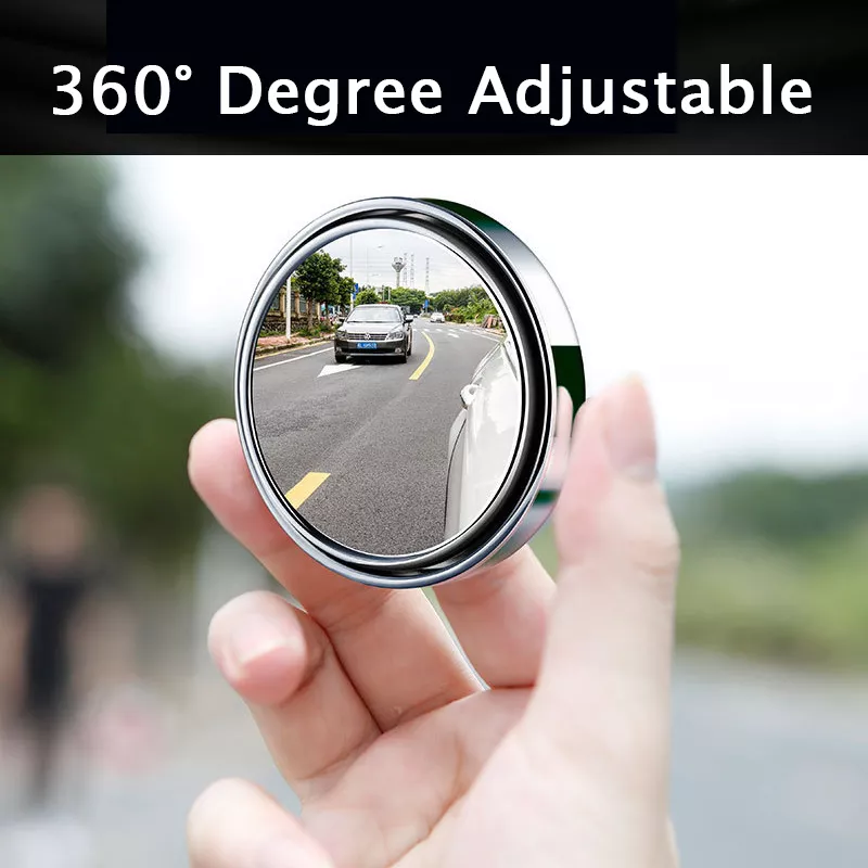 2-Pack 360° Adjustable Blind Spot Mirrors for Cars - Image 3