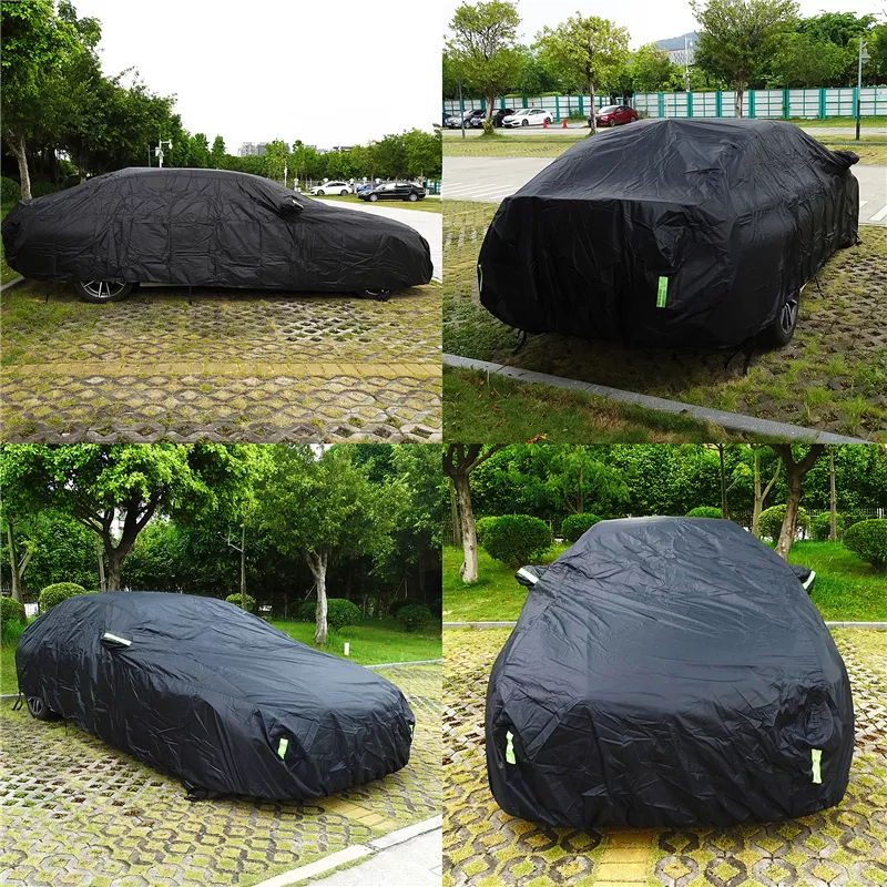Universal SUV/Sedan Waterproof Full Car Cover with Zipper Design - Image 3