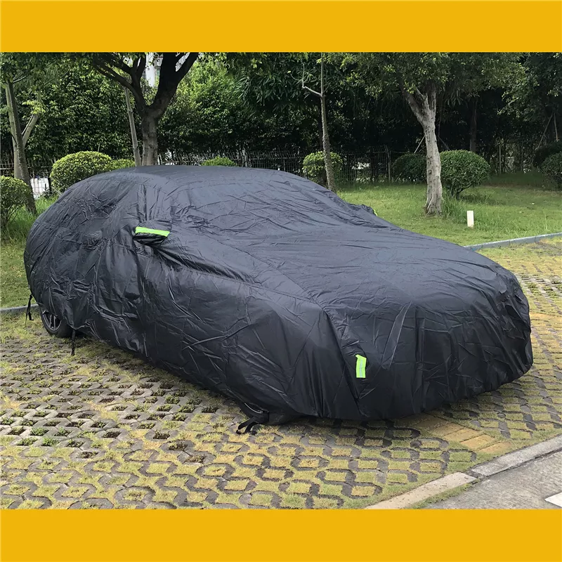 Universal SUV/Sedan Waterproof Full Car Cover with Zipper Design - Image 5