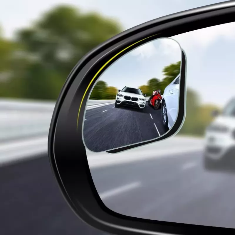 2pcs Frameless Car Blind Spot Mirrors - Image 3