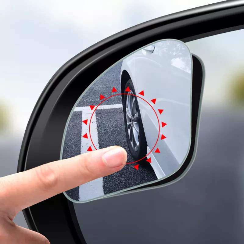2pcs Frameless Car Blind Spot Mirrors - Image 4