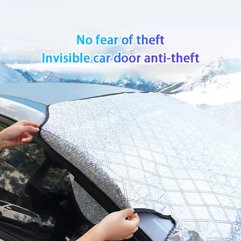 Magnetic Windshield Snow Cover and Sunshade – All-Season Frost Protection - Image 5