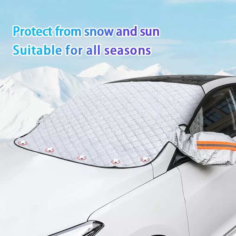 Magnetic Windshield Snow Cover and Sunshade – All-Season Frost Protection - Image 4