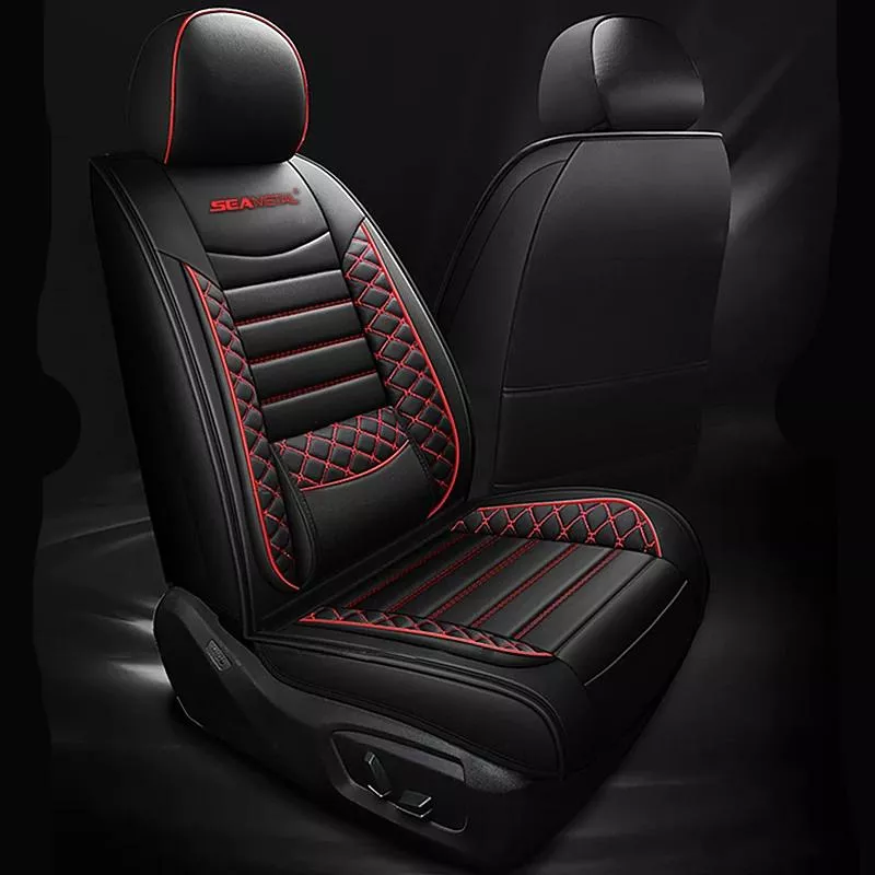 Luxury PU Leather Car Seat Cushion Set