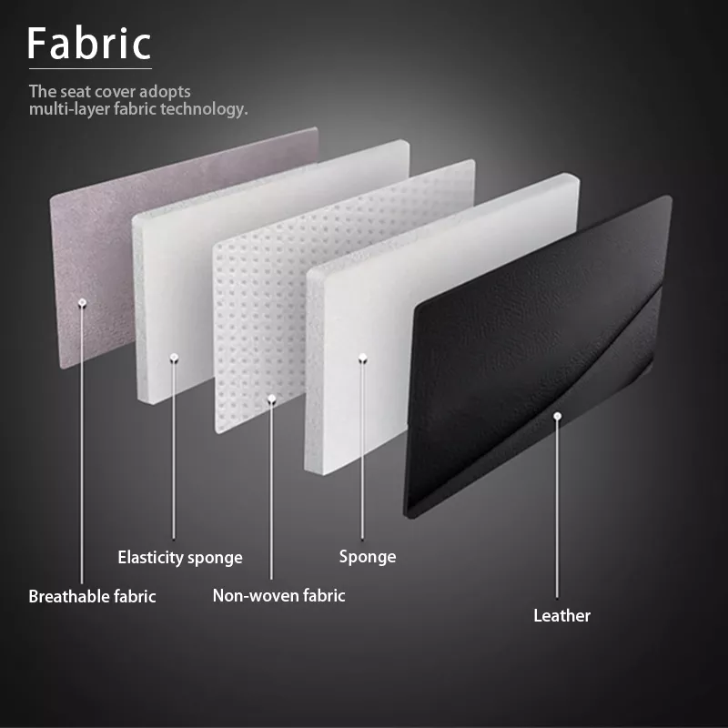 Luxury PU Leather Car Seat Cushion Set - Image 6