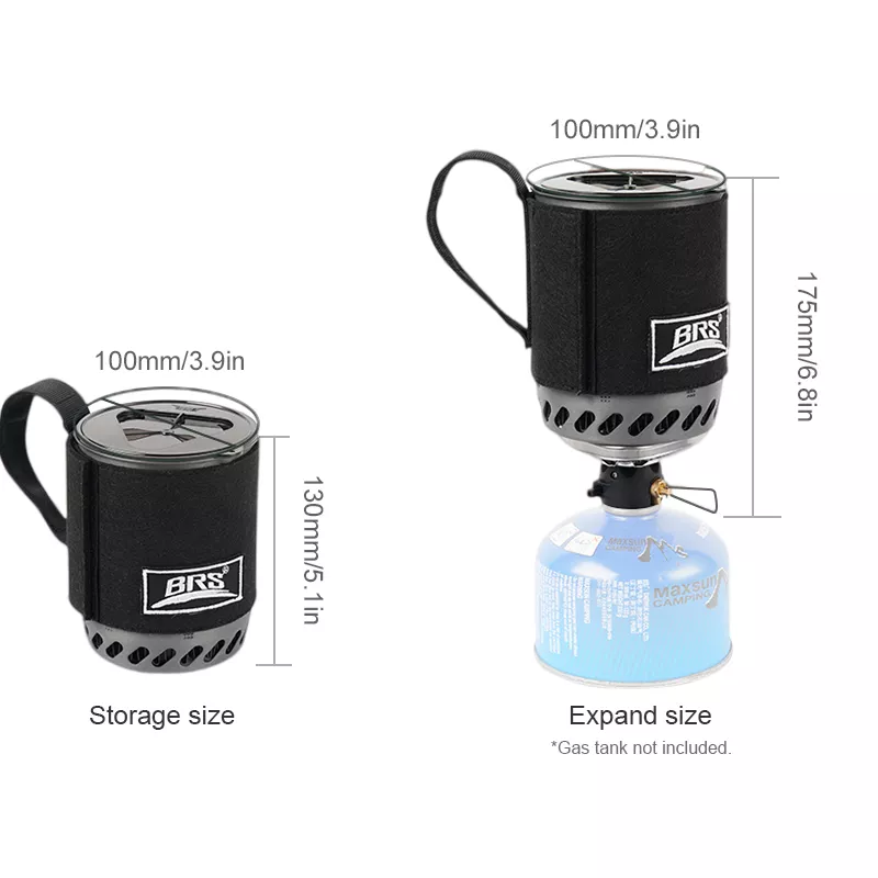 Ultralight Portable Outdoor Camping Stove with Integrated Heat Collecting Pot - Image 7