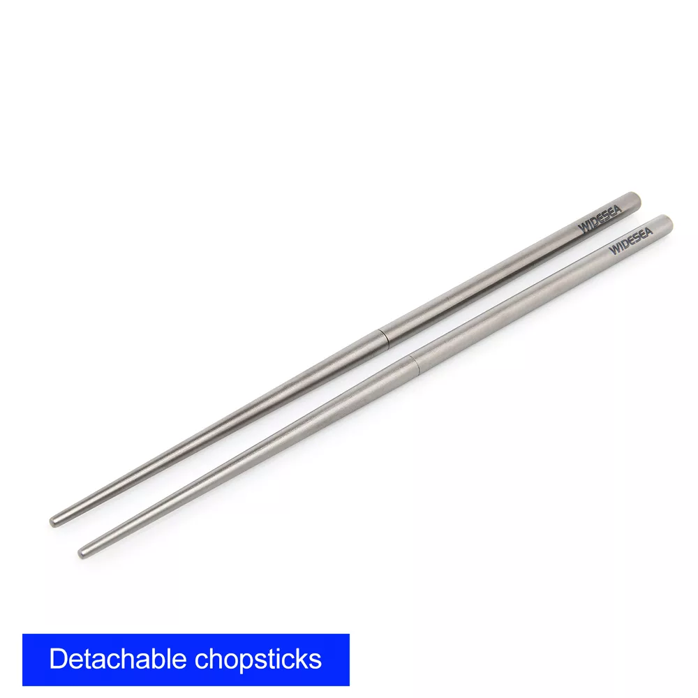 Portable Titanium Chopsticks for Camping, Hiking & Travel - Image 6