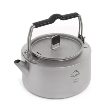 Portable Titanium Camping Kettle for Hiking, Tea & Coffee