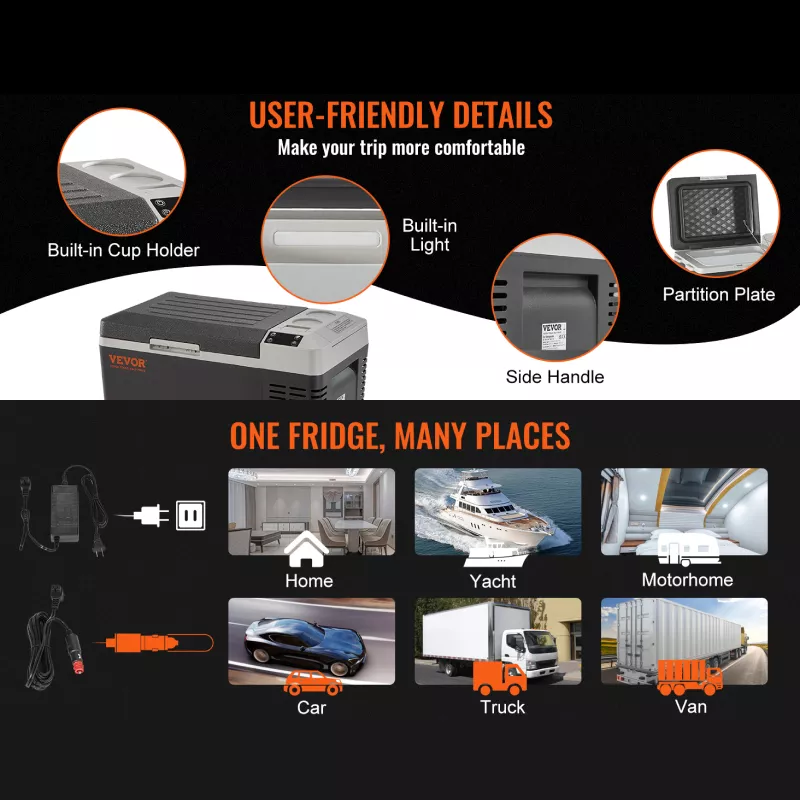 Portable 20L Car Refrigerator Compressor Freezer for Camping & Fishing - Image 5