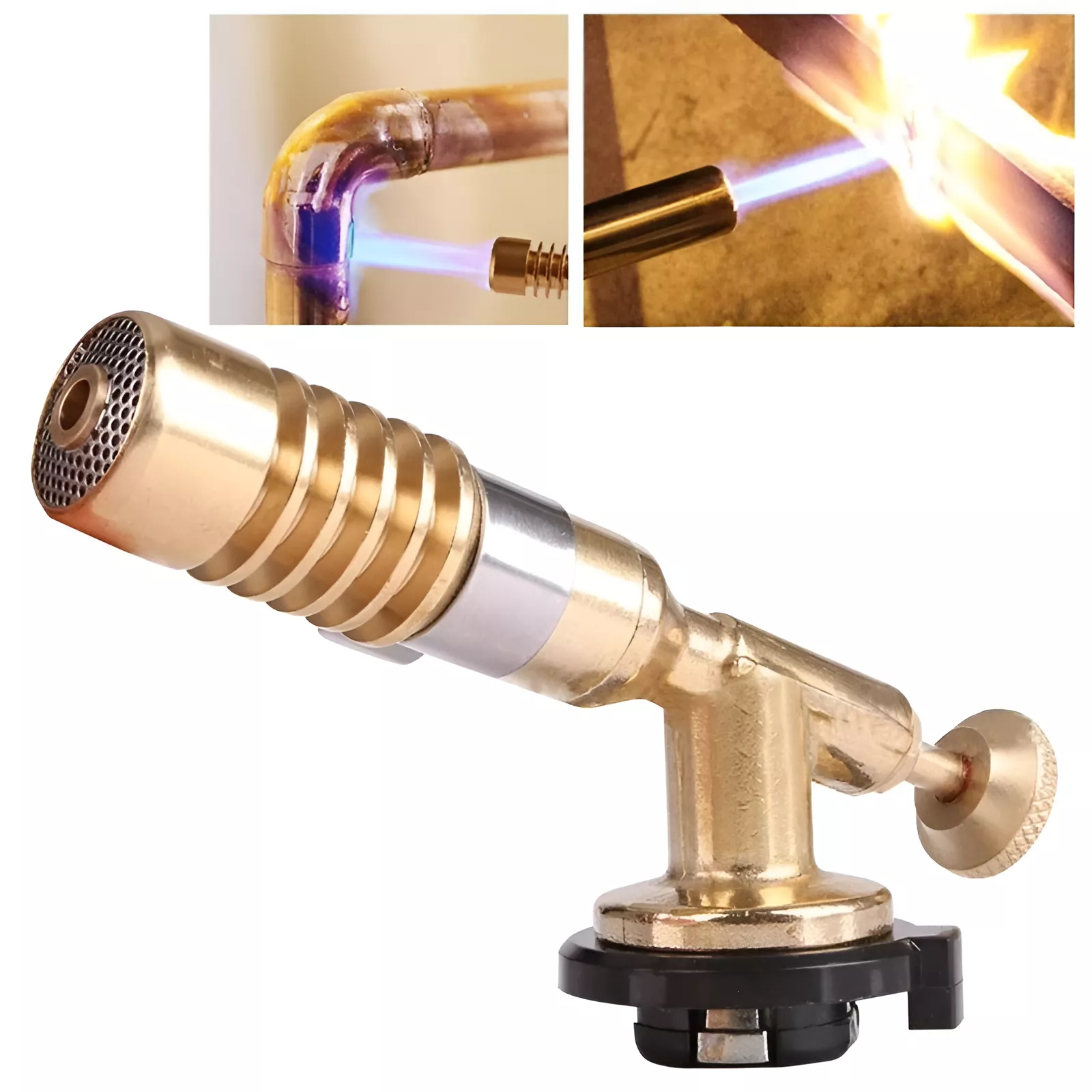 Versatile Gas Torch with Auto-Ignition for Cooking, Camping, and Soldering - Image 3