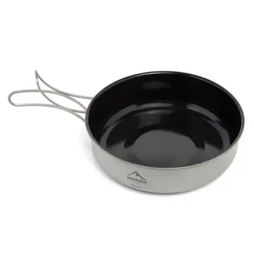 Ultra-light Titanium Camping Frying Pan Pot Plate