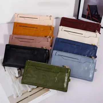 Vintage Women's Long PU Leather Wallet