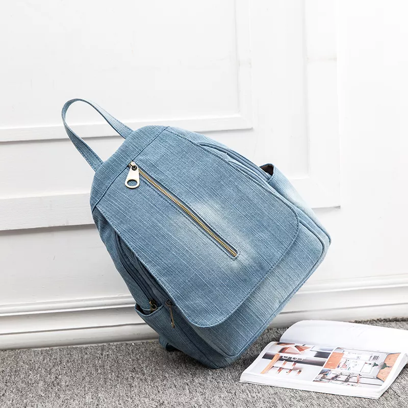 Luxury Denim Backpack for Women - Image 6