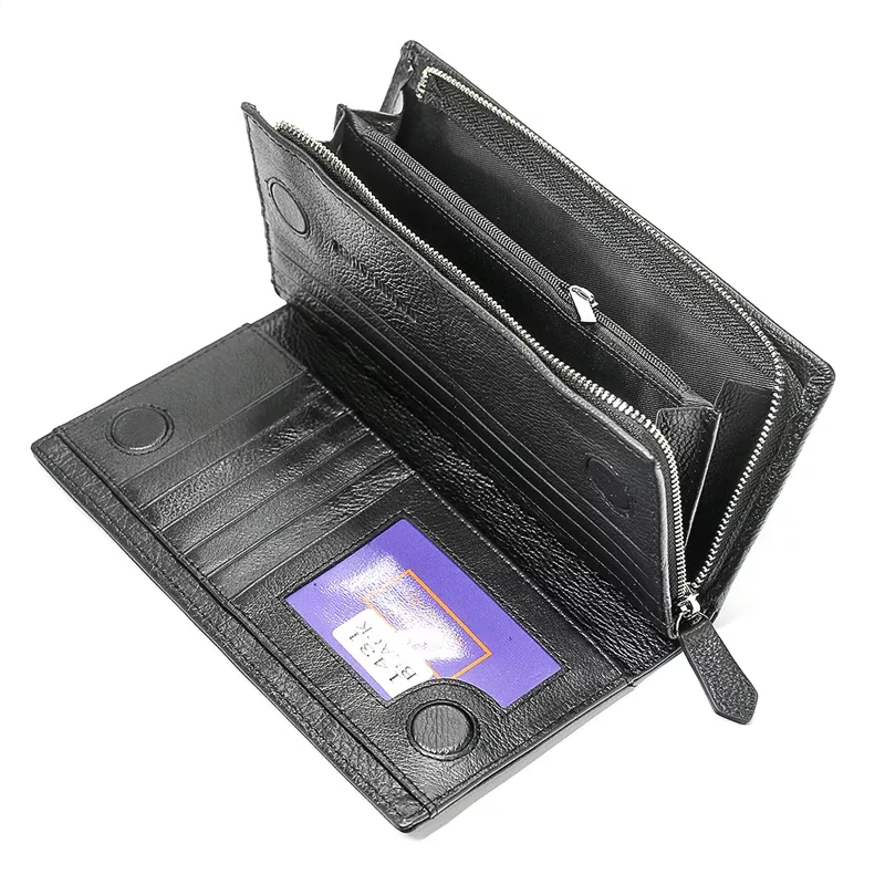 Elegant Long Leather Wallet for Women - Image 7