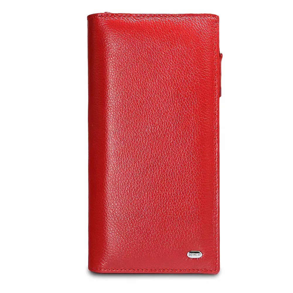 Elegant Long Leather Wallet for Women - Image 3