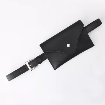 Women's Punk Geometric Belt with Bag