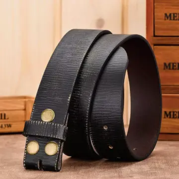 Genuine Leather Belt Without Buckle
