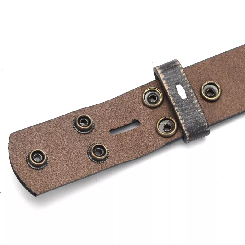 Genuine Leather Belt Without Buckle - Image 6