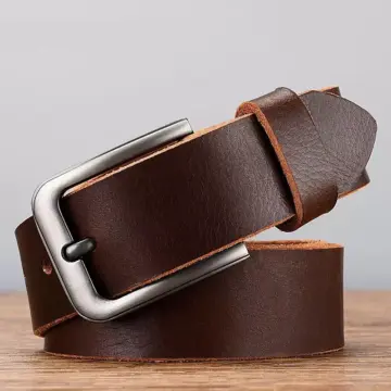 Men's Top Layer Leather Vintage Belt