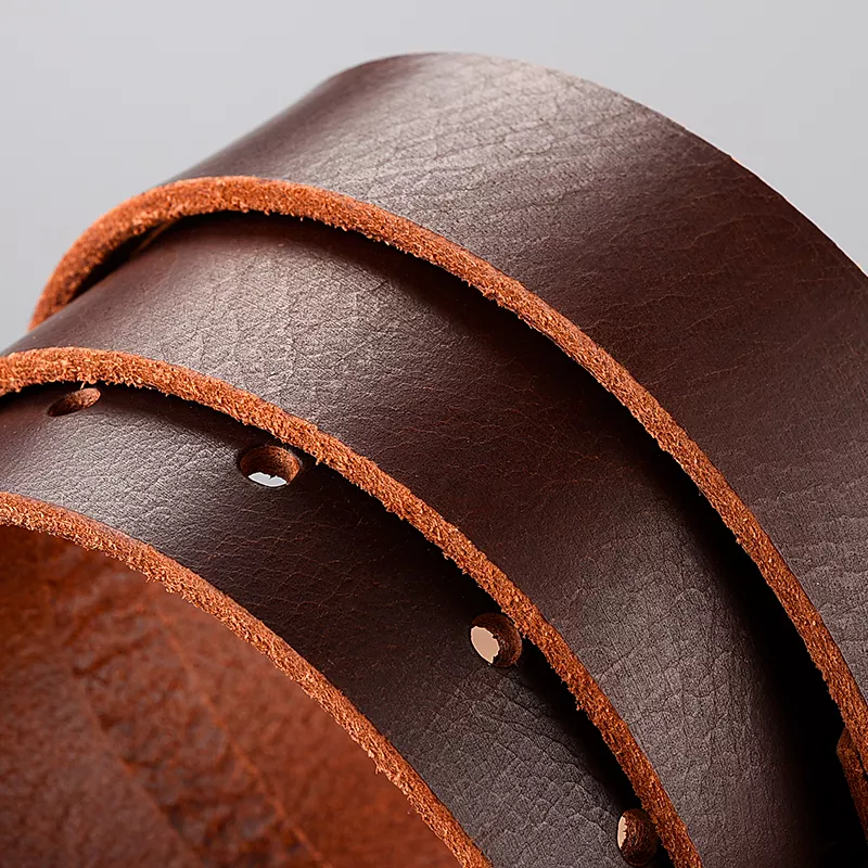 Men's Top Layer Leather Vintage Belt - Image 4